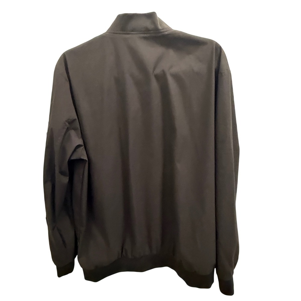 Outdoor Jacket Mens Black Bomber Full Zip Lightweight Utility Jacket Size L - Picture 2 of 11